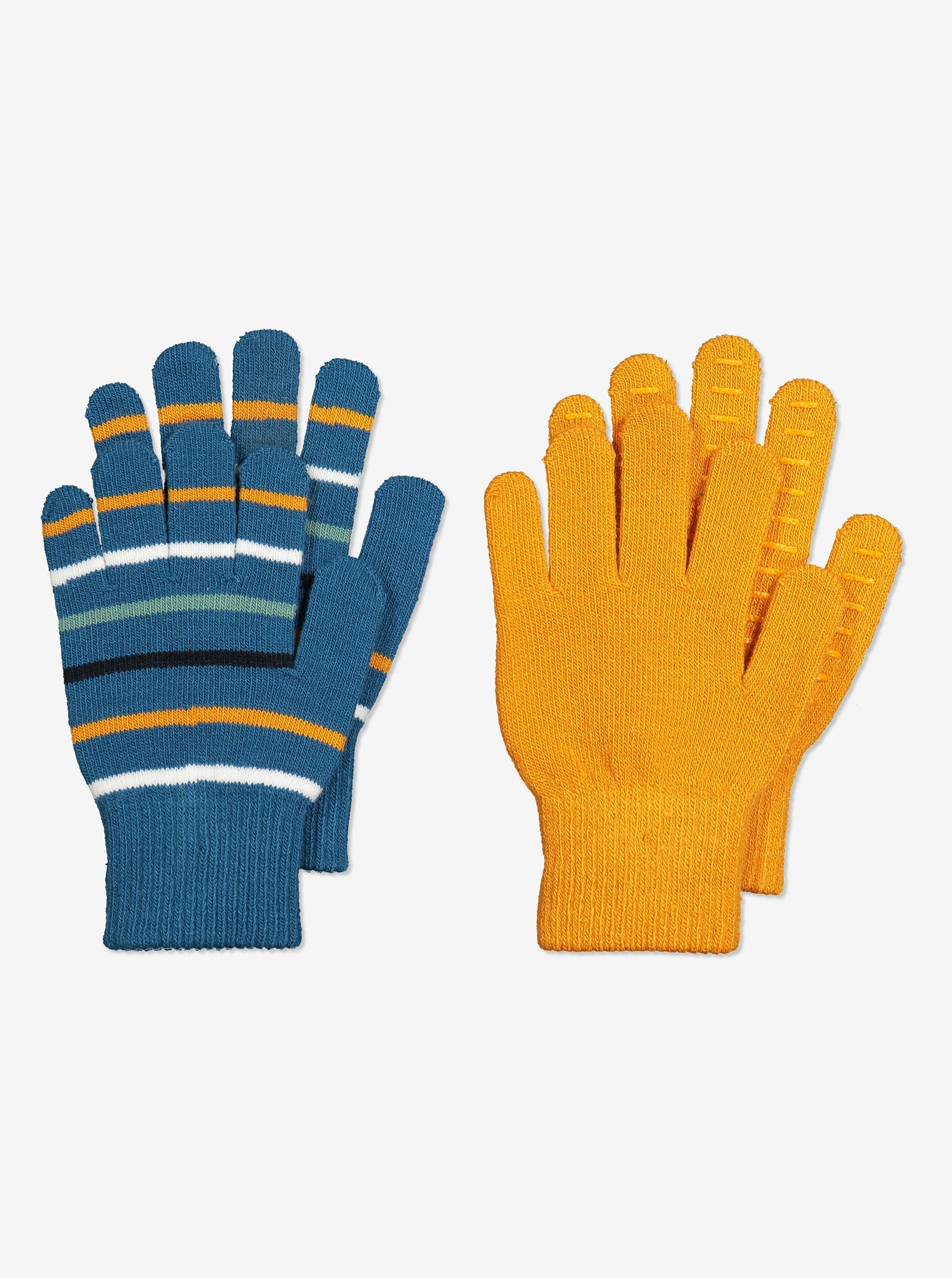 Two Pack Kids Magic Gloves-6m-12y-Blue-Boy