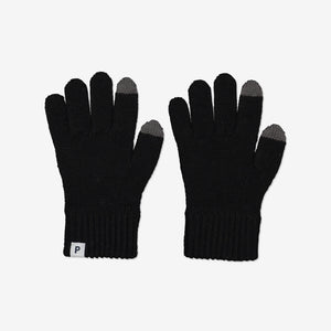 Touch Screen Kids Gloves-2-12y-Black-Boy