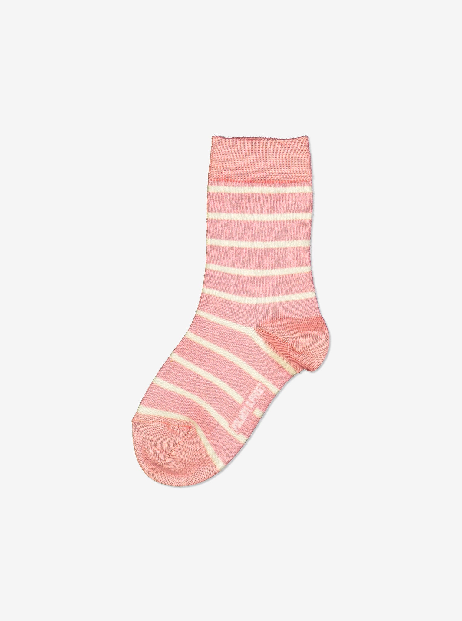 Striped Merino Kids Socks-Girl-4m-12y-Pink