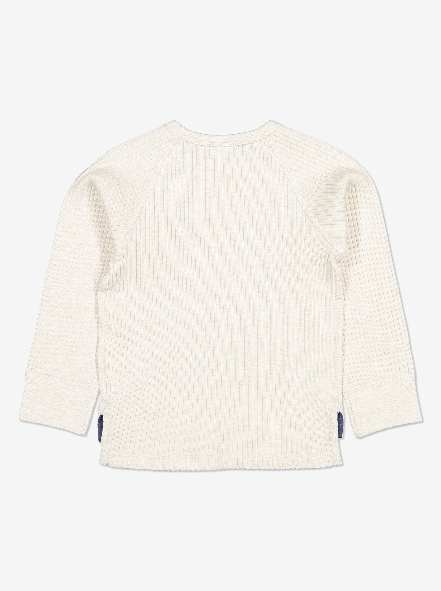 Ribbed Baby Top-Unisex-6m-1y-White