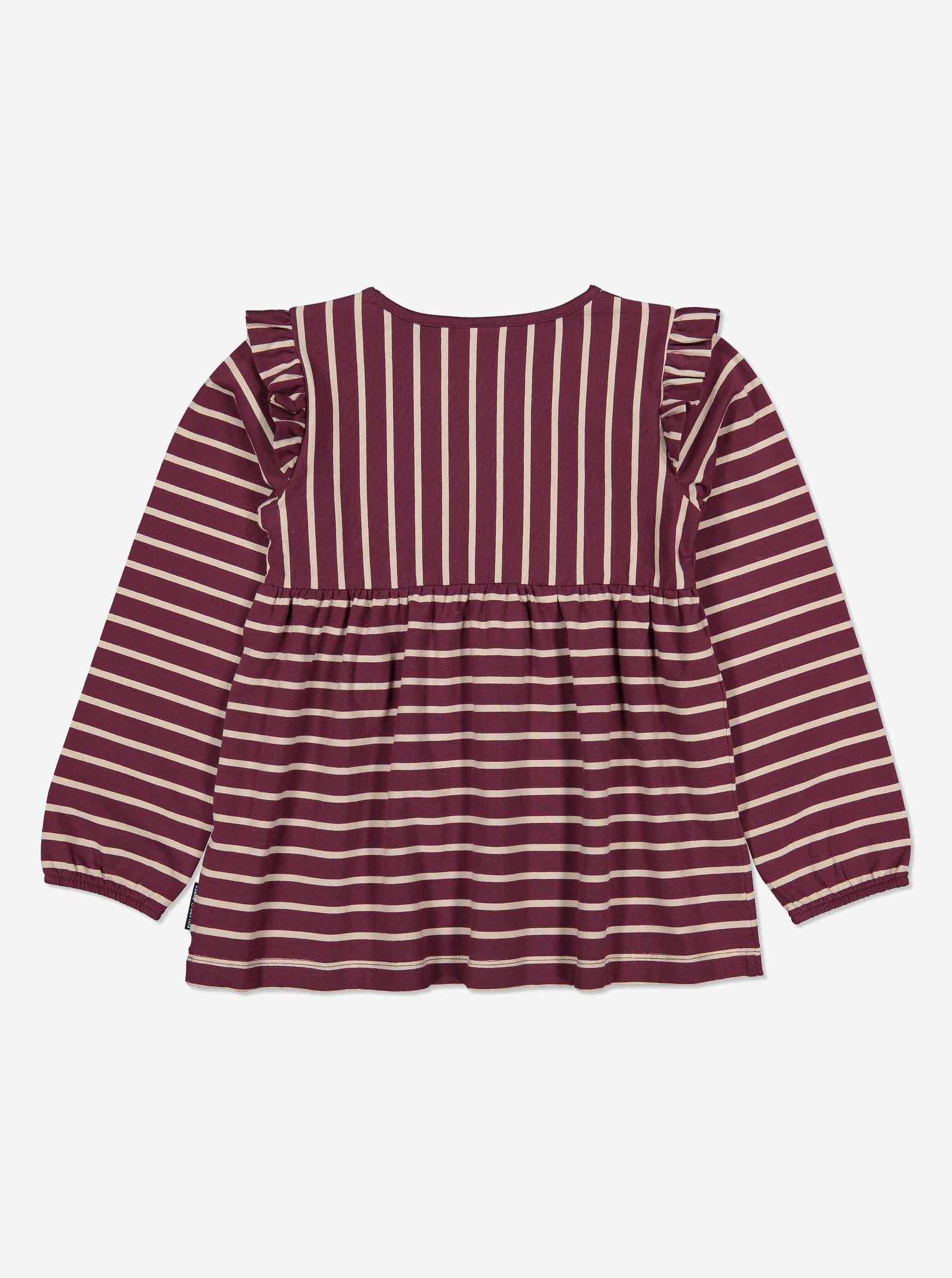 Striped Kids Top-Girl-1-6y-Purple