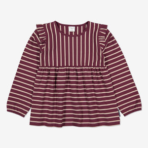 Striped Kids Top-Girl-1-6y-Purple