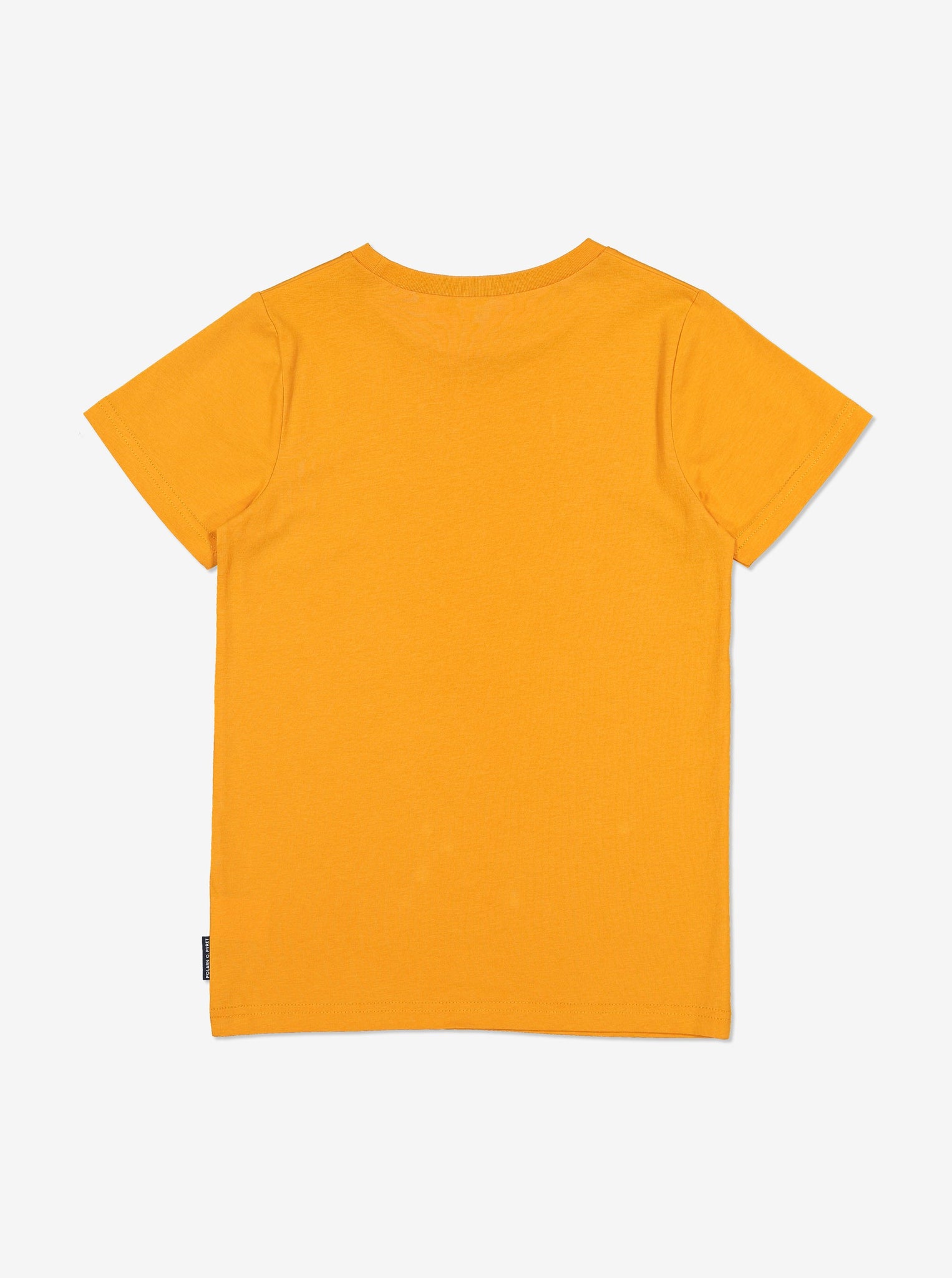 Organic Kid T-Shirt-Unisex-6-12y-Yellow