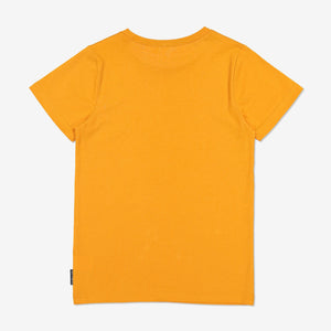 Organic Kid T-Shirt-Unisex-6-12y-Yellow