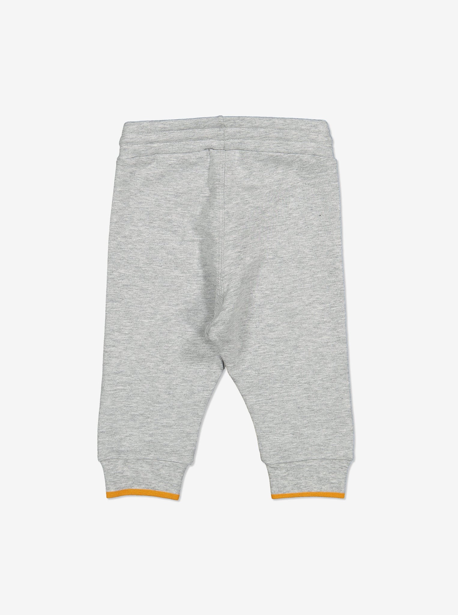 Pear Knee Patch Baby Trousers-Unisex-0-1y-Grey