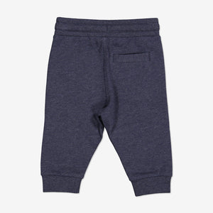 Knee Patch Baby Joggers-Unisex-0-1y-Navy