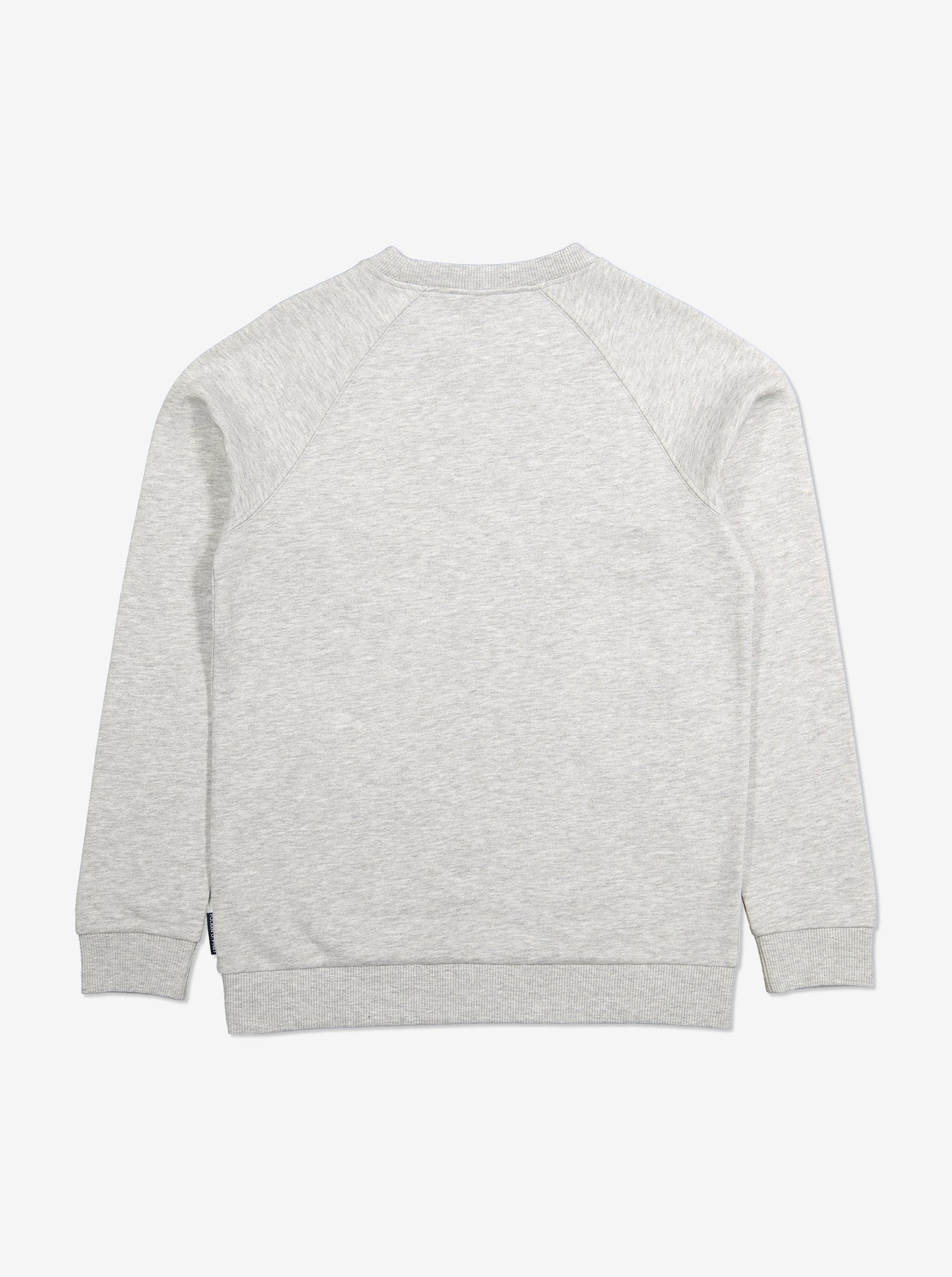 Grey Kids Sweatshirt, sustainable organic cotton, durable and comfortable, polarn o. pyret quality