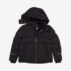 Kids Waterproof Puffer Jacket-6-12y-Black-Boy
