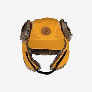 Fir Trim Kids Hat-1-9y-Yellow-Unisex