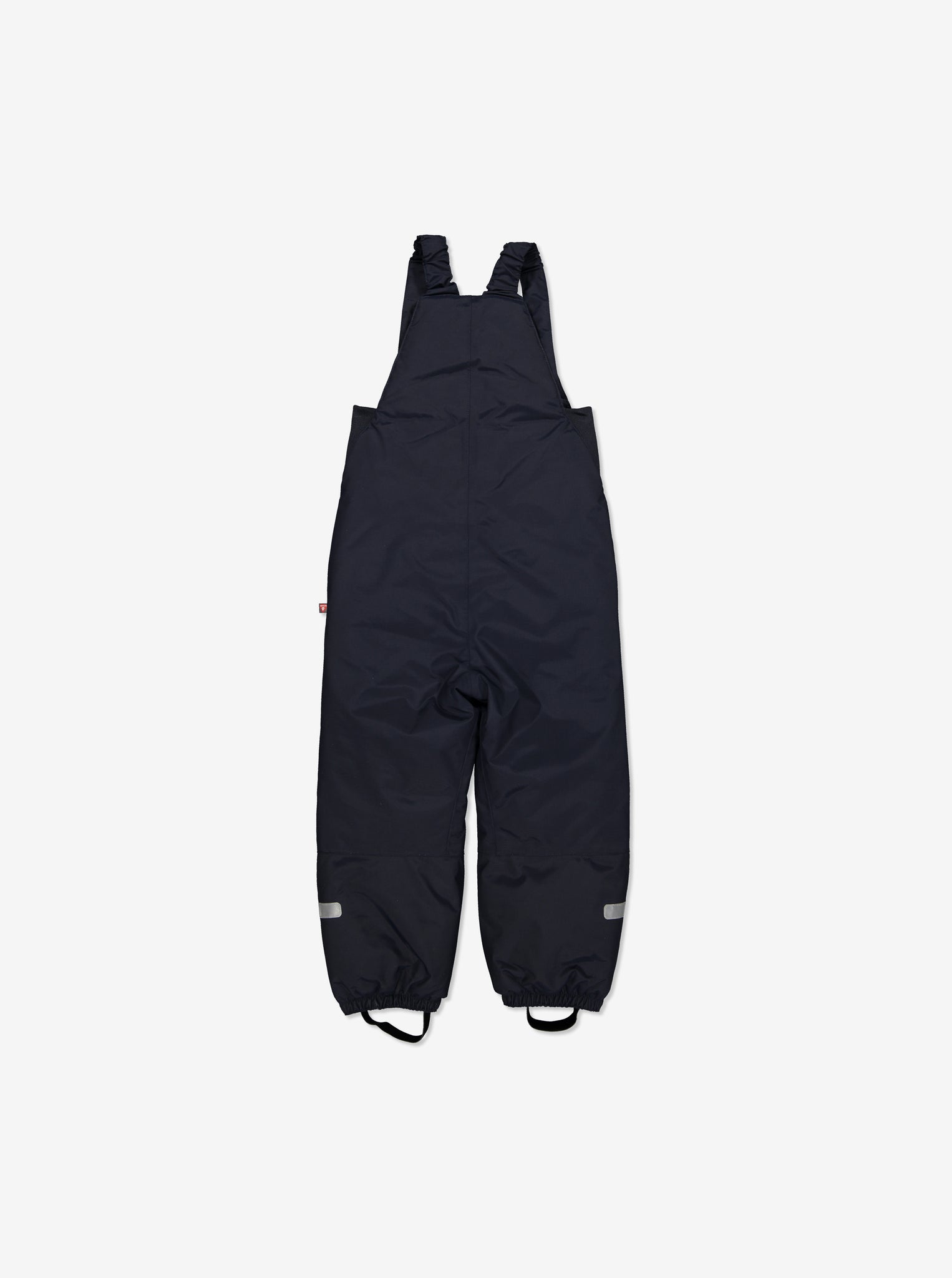 waterproof padded kids overall navy, elastic detachable braces with an anti slip function, durable comfortable and warm, quality polarn o. pyret