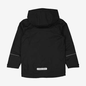 Kids Black Waterproof Shell Jacket