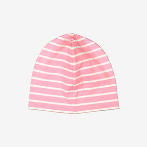 Pink Organic Cotton Kids Beanie Hat