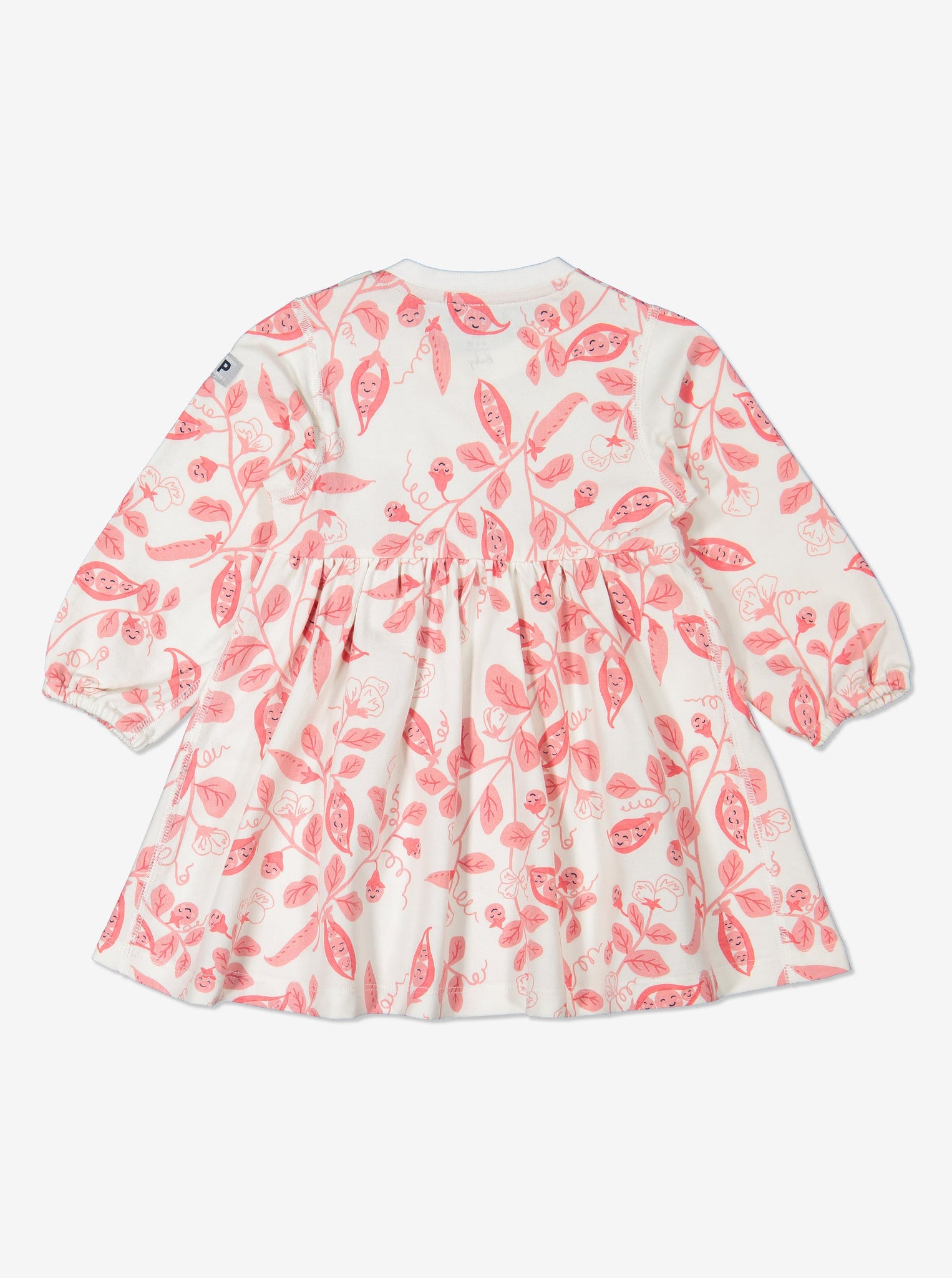 Girl Beige Floral Baby Dress
