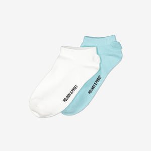 Unisex White 2 Pack Kids Ankle Socks