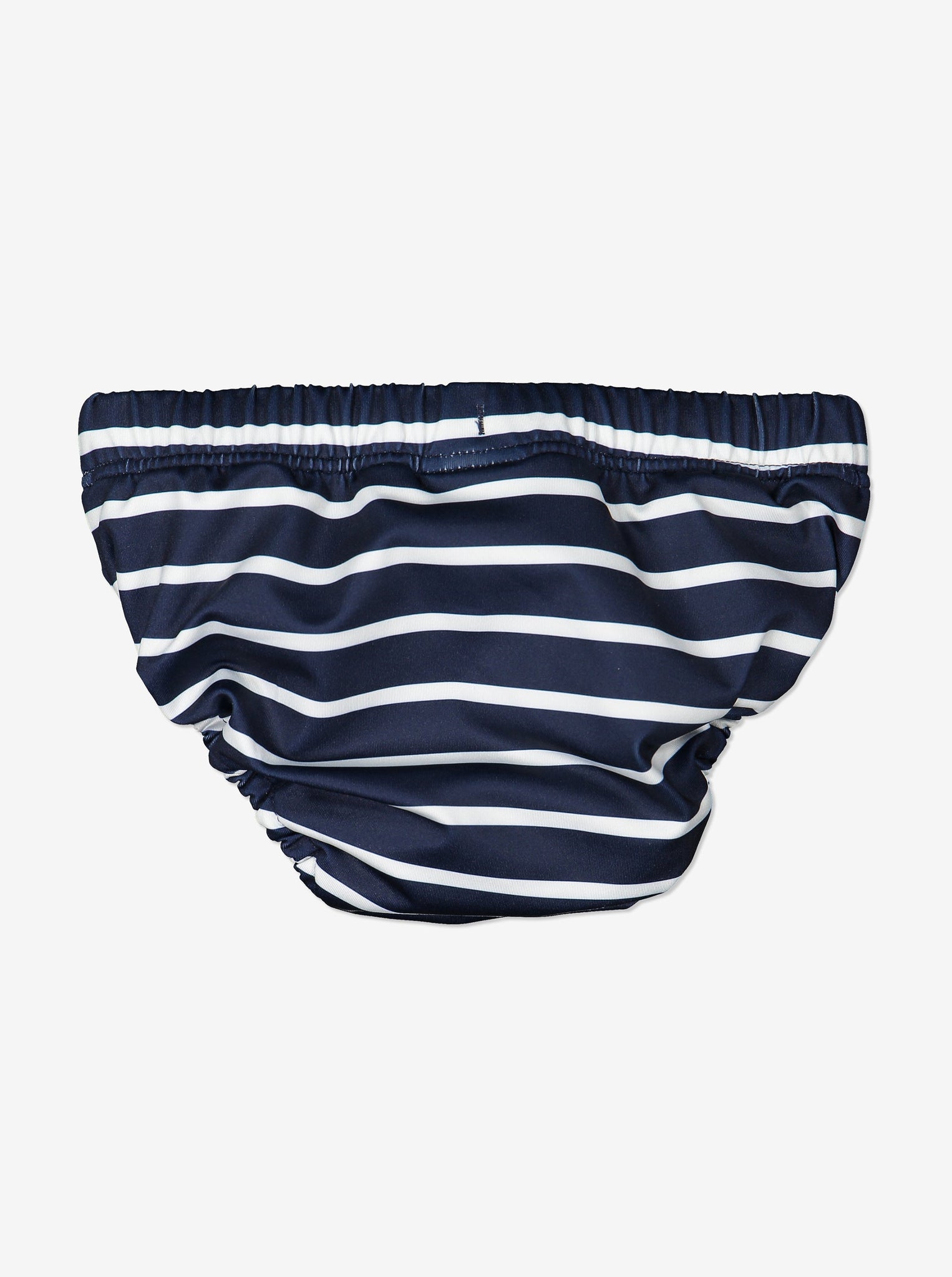 Navy Baby Swim Nappy from the Polarn O. Pyret kidswear collection. Swimwear made from sustainably source materials