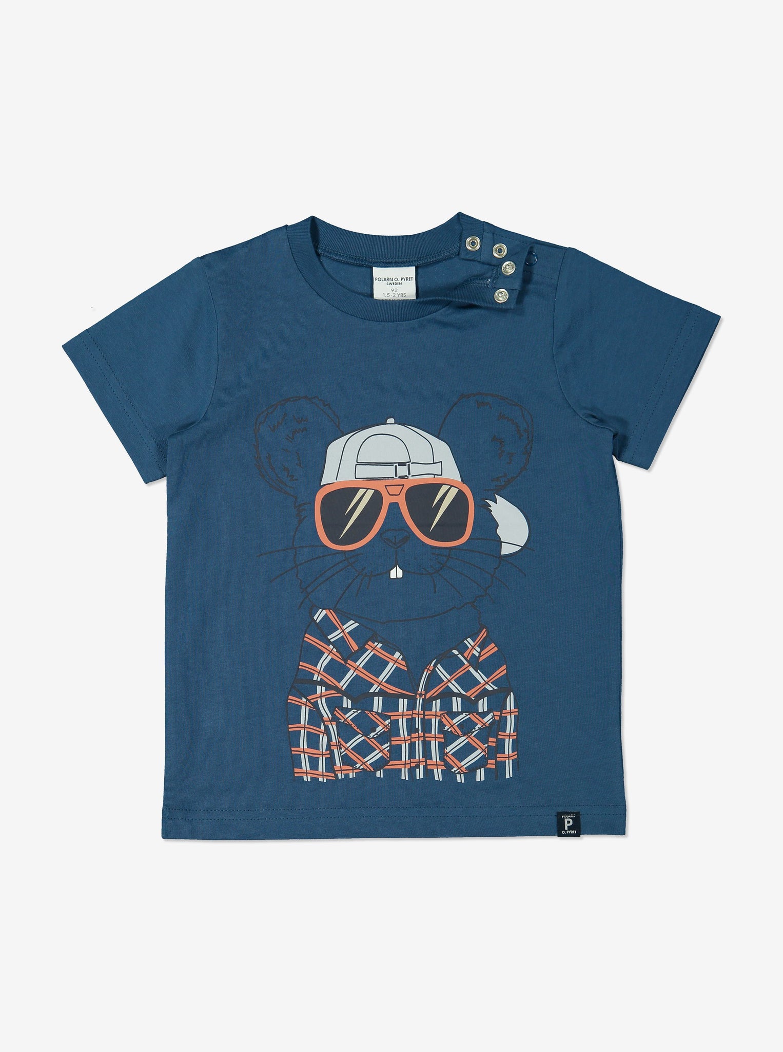 Unisex Blue Kids Organic T-Shirt
