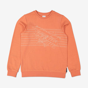Boy Orange Kids GOTS Organic Sweatshirt