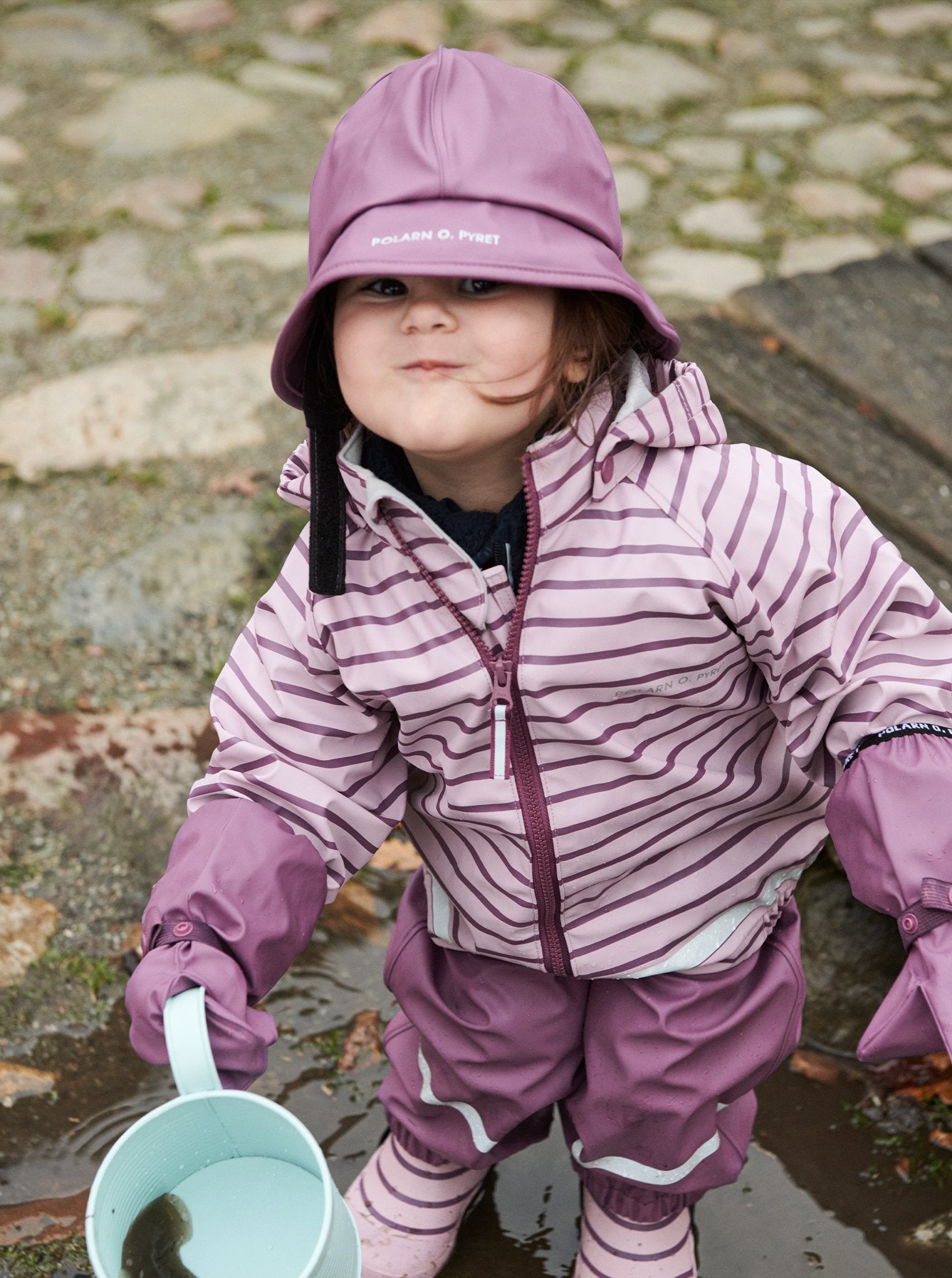 Kids Purple Rain Hat