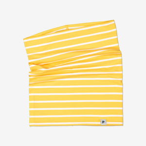 Kids Yellow Striped Neckwarmer