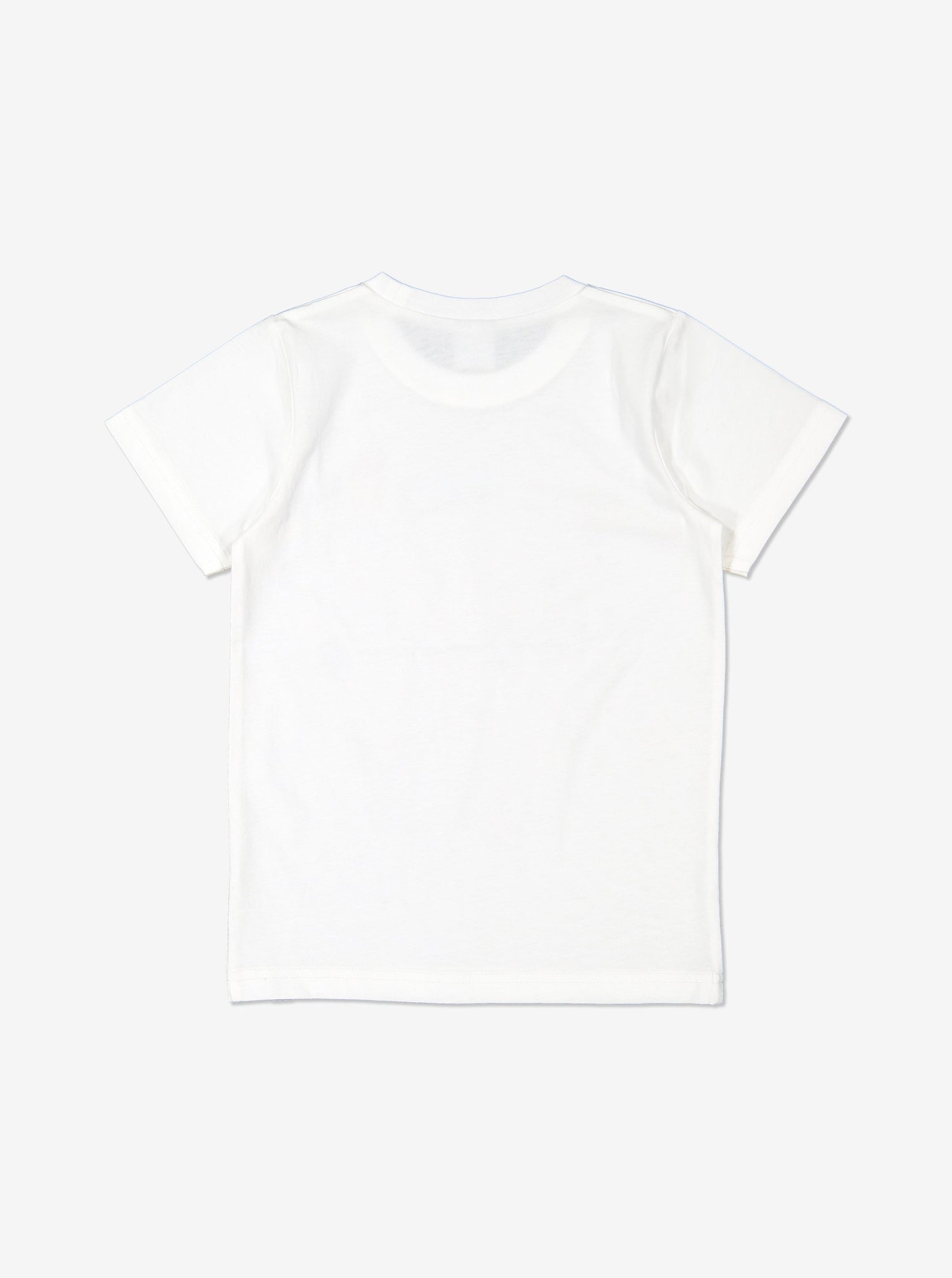 Girls White Kids GOTS Organic T Shirt 