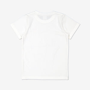 Girls White Kids GOTS Organic T Shirt 