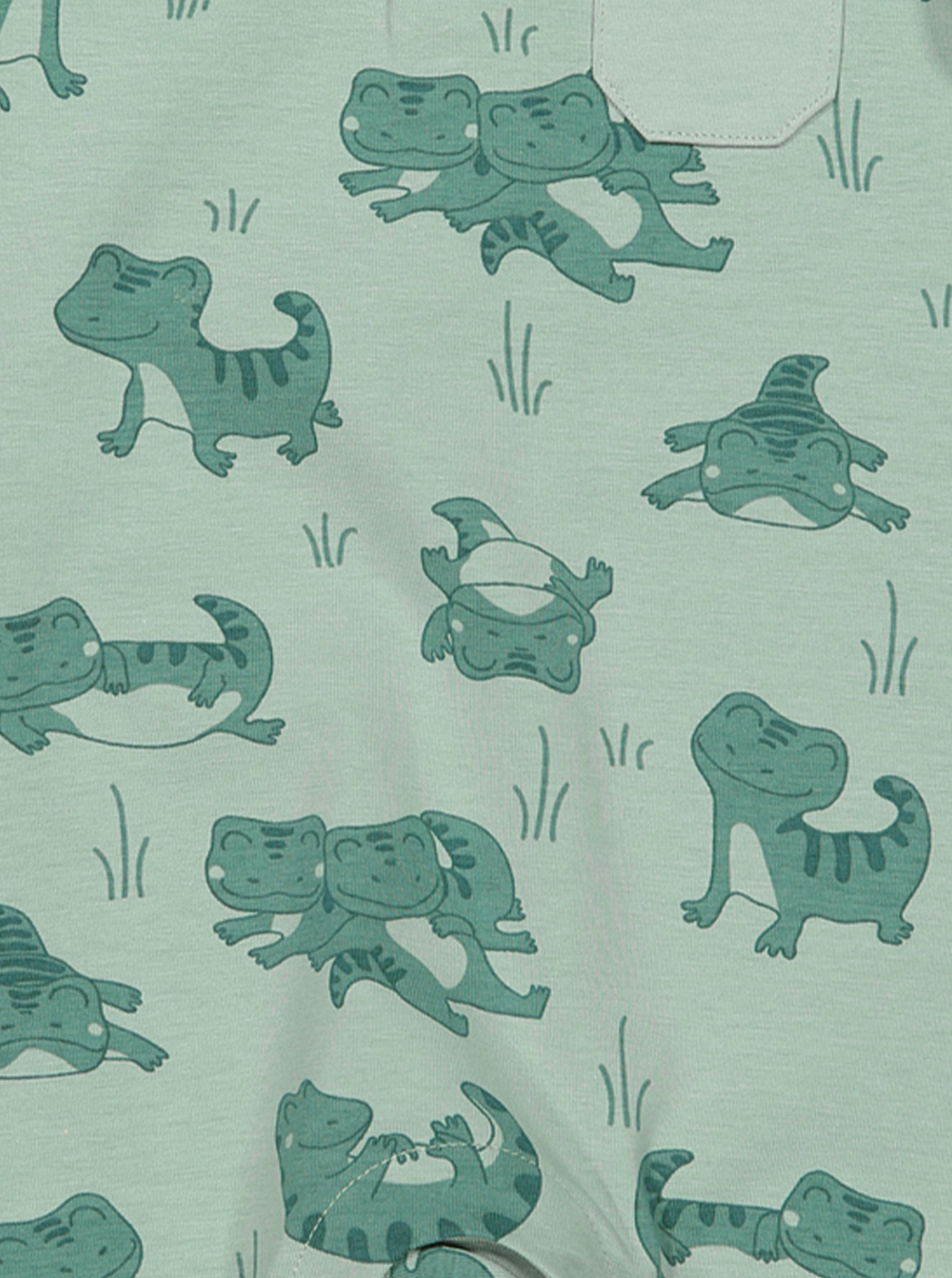 Crocodile Print Wraparound Babygrow