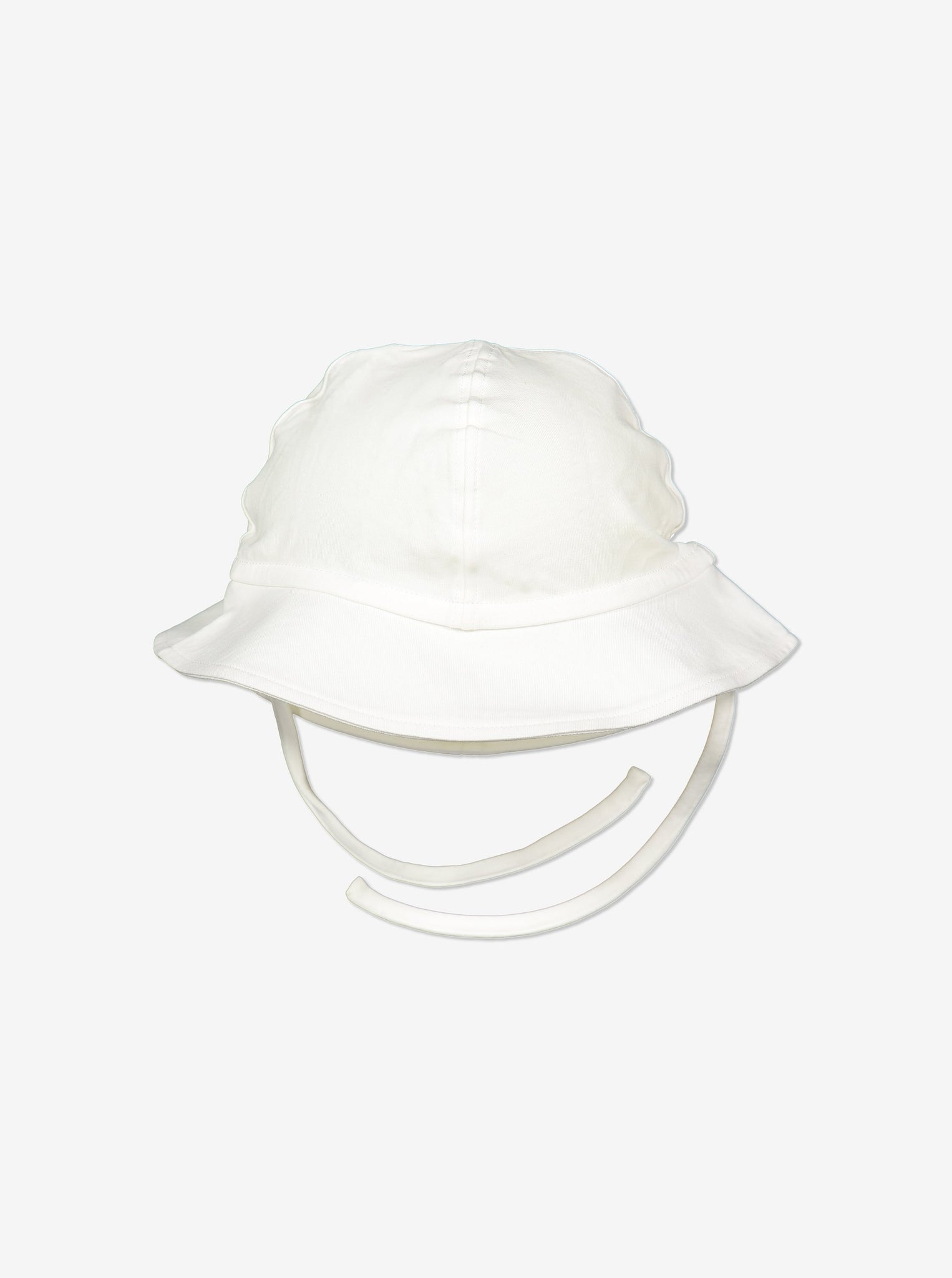 Unisex White Baby UV Sun Hat