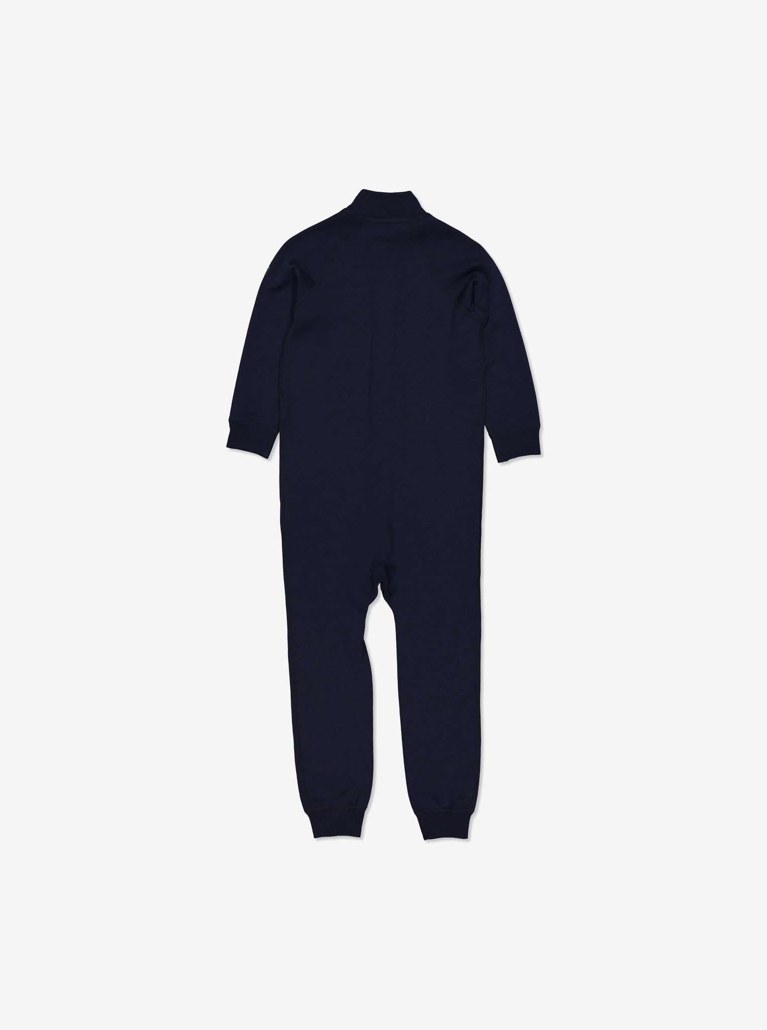 Navy Blue Thermal Merino All-In-One, warm durable and comfortable, ethical long lasting kids clothes polarn o. pyret 