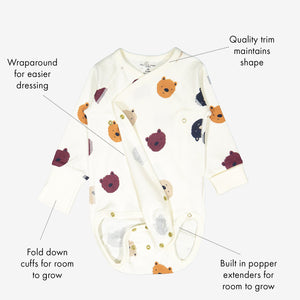 Cozy Patterend Organic Babygrows, Perfect Baby Gifts| Polarn O. Pyret UK