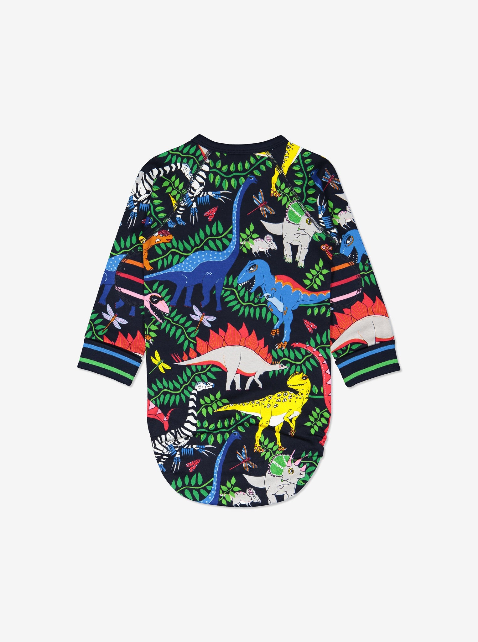 Dinosaur Print Babygrows, Ethical Baby Clothes| Polarn O. Pyret UK