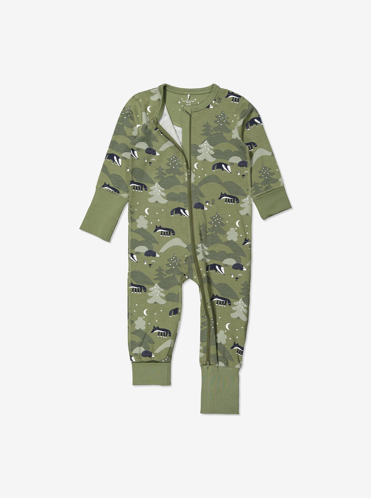 Green Organic Baby Sleepsuits, Ethical Baby Clothes | Polarn O. Pyret UK