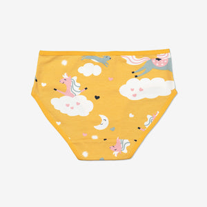 Organic Girls Knickers With Bow , Ethical Kids Clothes 