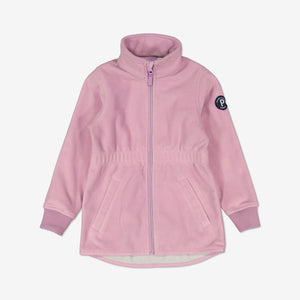 Kids Pink Showerproof Fleece from Polarn O. Pyret Kidswear. Quality Kids Fleece Jacket