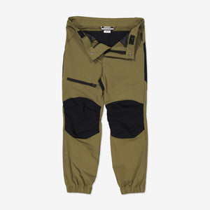 Green Waterproof Kids Trousers from Polarn O. Pyret Kidswear. Durable waterproof kids trousers