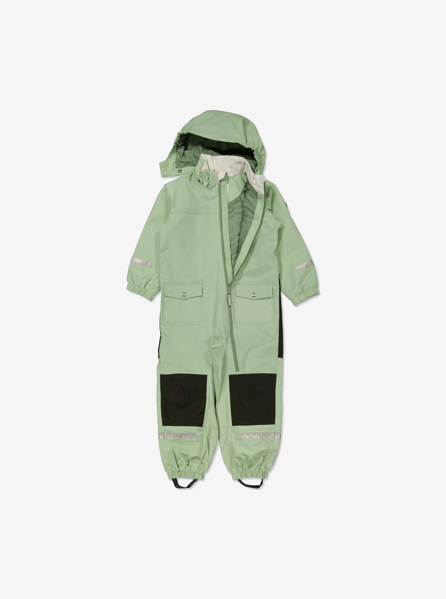 Green Kids Waterproof Overall from Polarn O. Pyret Kidswear. 