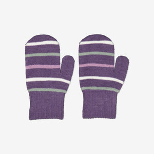 Purple Kids Magic Mittens from Polarn O. Pyret Kidswear. Warm kids Mittens 