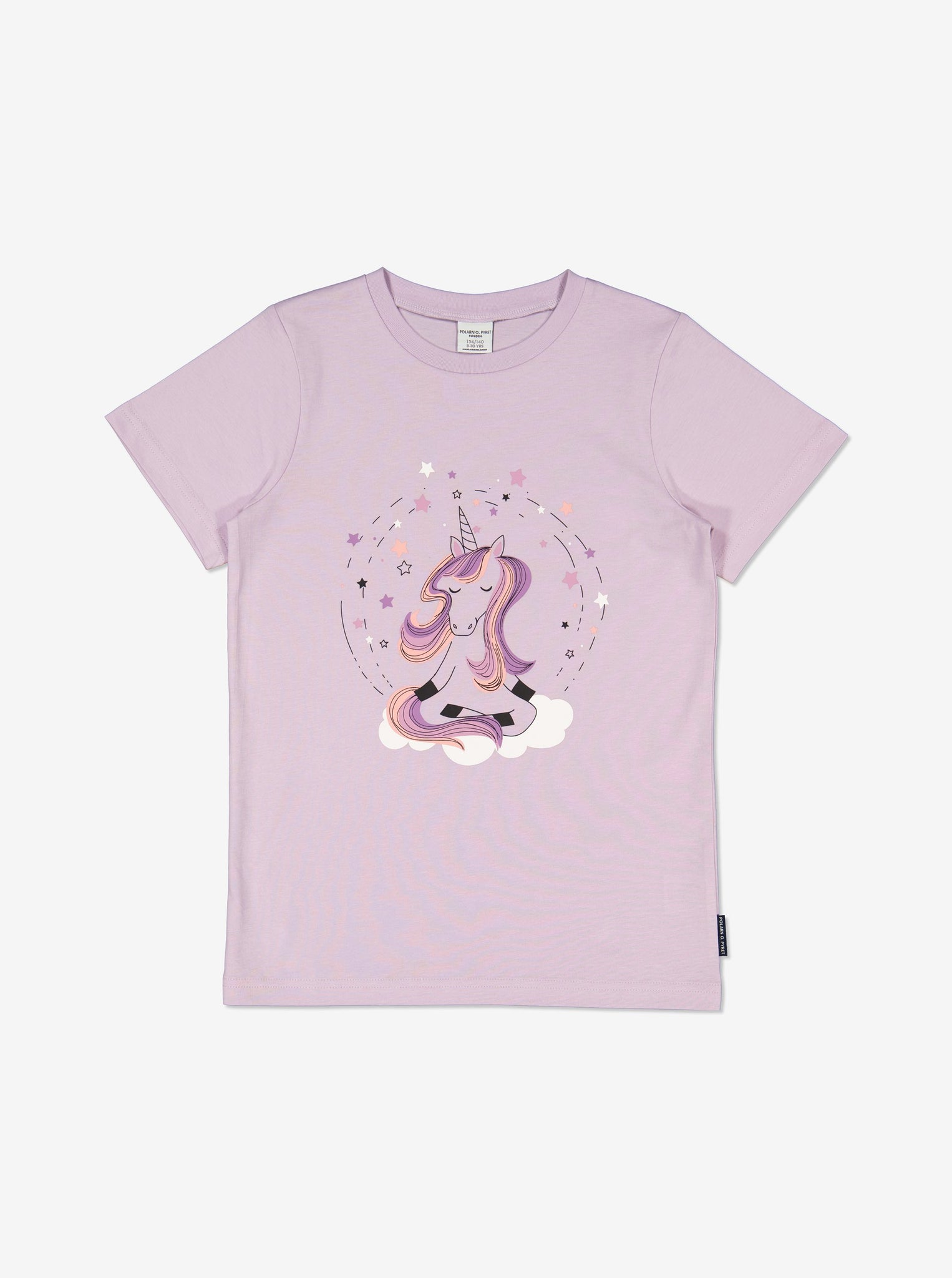  Pink Organic Kids T-Shirt from Polarn O. Pyret Kidswear. Ethical sourced material, made with 100% organic cotton.