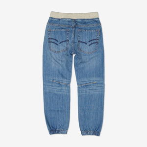  Organic Loose Fit Kids Light Jeans from Polarn O. Pyret Kidswear. Made with 100% organic cotton.