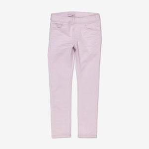  Pink Kids Chino Trousers from Polarn O. Pyret Kidswear. Made using eco-friendly materials.