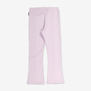  Organic Pink Flared Kids Trousers from Polarn O. Pyret Kidswear. Made from eco-friendly materials.