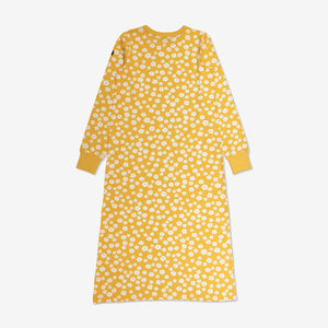  Organic Yellow Floral Adult Nightdress from Polarn O. Pyret Kidswear. Made from ethically sourced materials.