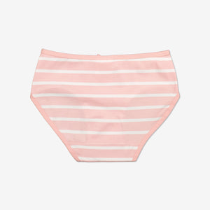  Organic Pink Girls Briefs from Polarn O. Pyret Kidswear. Made from sustainable materials.