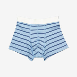  Organic Blue Boxer Shorts from Polarn O. Pyret Kidswear. Made from environmentally friendly materials.