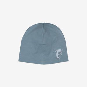 Blue Kids Beanie Hat from Polarn O. Pyret Kidswear. Warm kids beanie