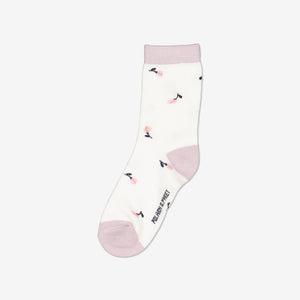  Organic Cotton Pink Kids Socks Multipack from Polarn O. Pyret Kidswear. Made from environmentally friendly materials.