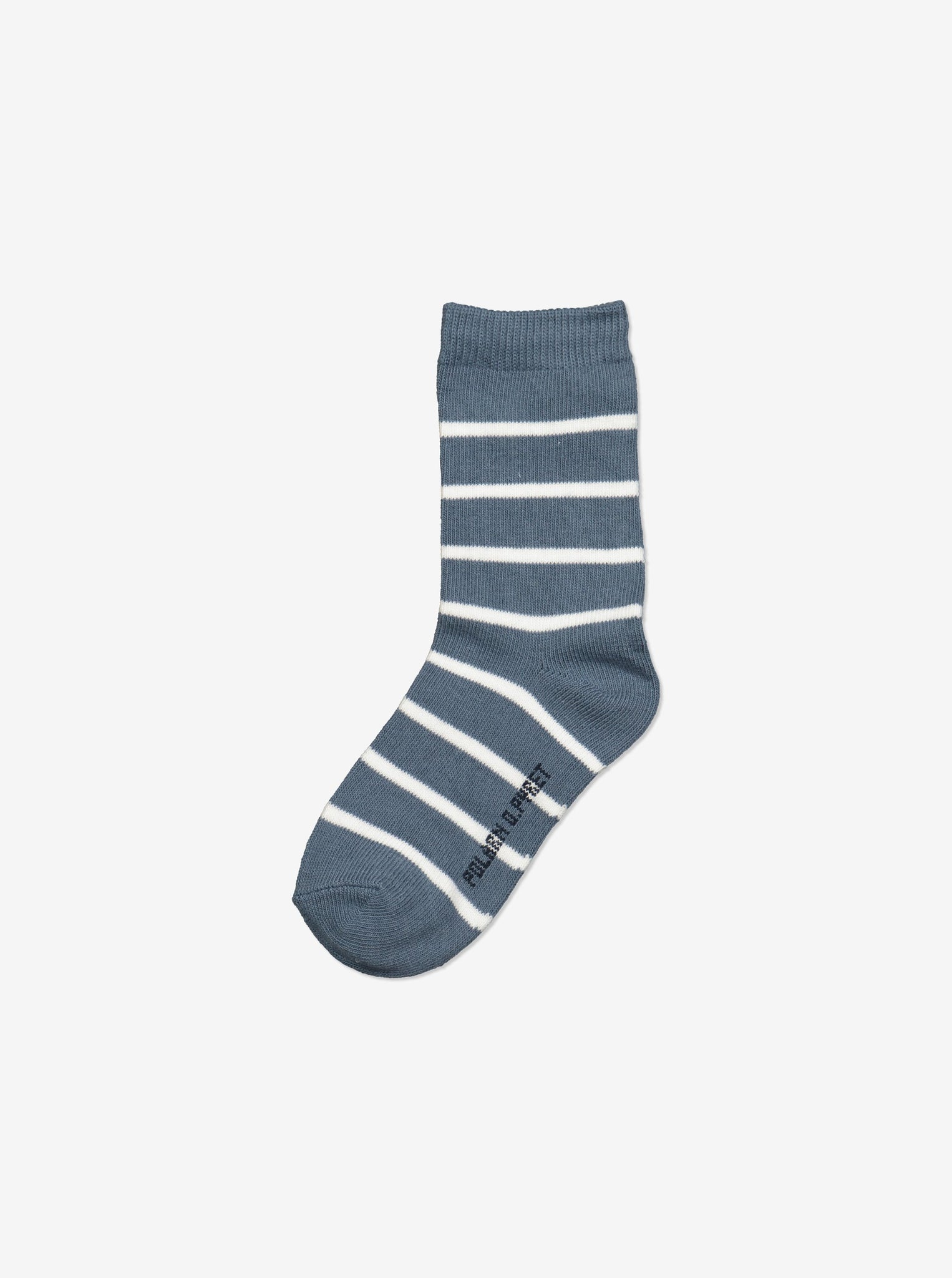  Organic Blue Kids Socks Multipack from Polarn O. Pyret Kidswear. Made from eco-friendly materials.