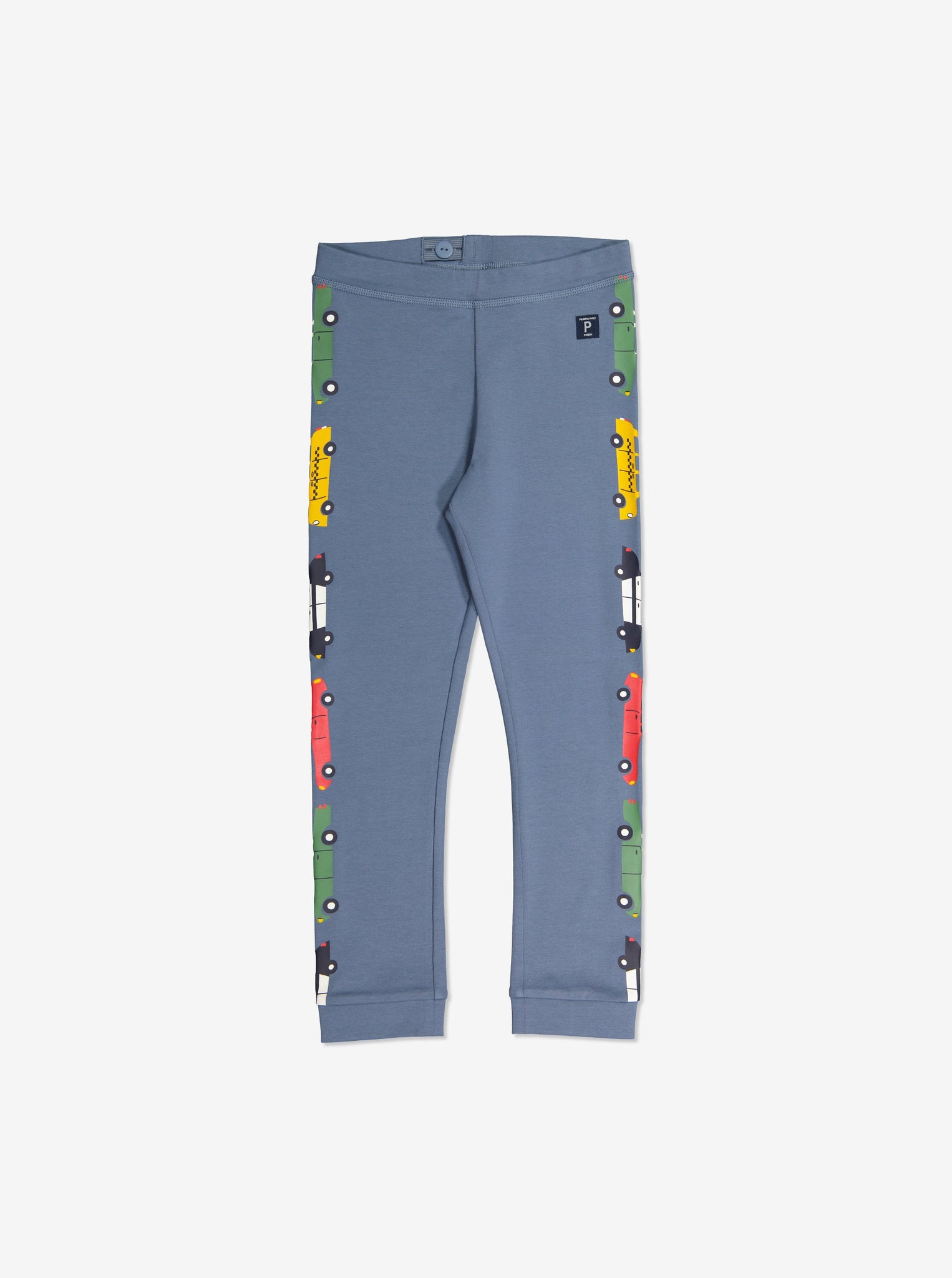  Organic Blue Kids Trousers from Polarn O. Pyret Kidswear. Made from eco-friendly materials.