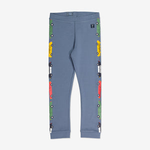  Organic Blue Kids Trousers from Polarn O. Pyret Kidswear. Made from eco-friendly materials.