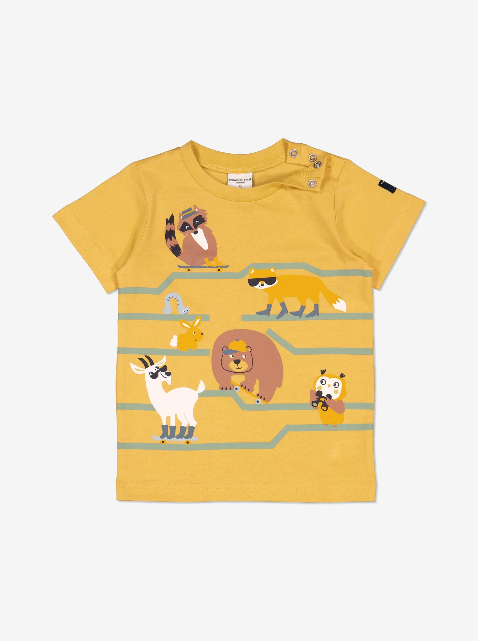 Organic Cotton Yellow Kids T-Shirt