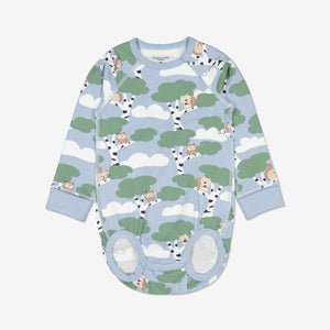  Forest Animals Newborn Babygrow from Polarn O. Pyret Kidswear. Made using environmentally friendly materials.